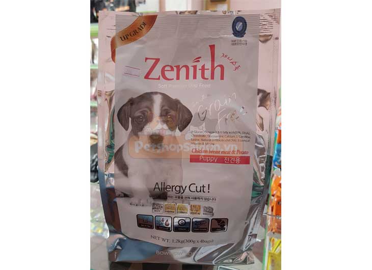 Thức ăn cho chó con Zenith hạt mềm