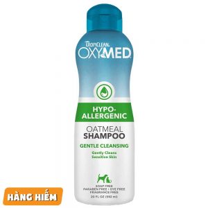 Sữa tắm da nhạy cảm Tropiclean Oxymed Hypo-allergenic 592ml - USA
